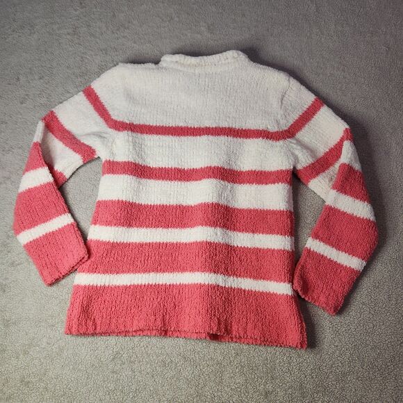 Women's Mockneck Striped Sweater by Claudia D - Size Medium - Picture 3 of 3